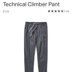 Vuori pants - Grey - Sz. Medium